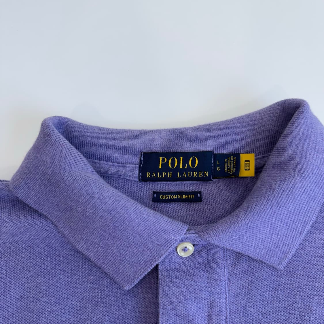 Polo 폴로 스카이블루 포니 퍼플 카라 반팔 상품이미지5