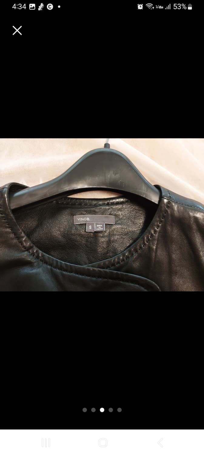 빈스 여성가죽재킷 상품이미지3