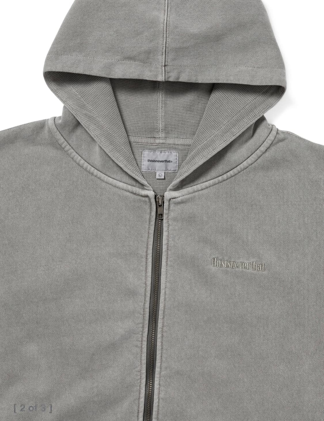 Waffle Lined Zip Up-M 상품이미지2