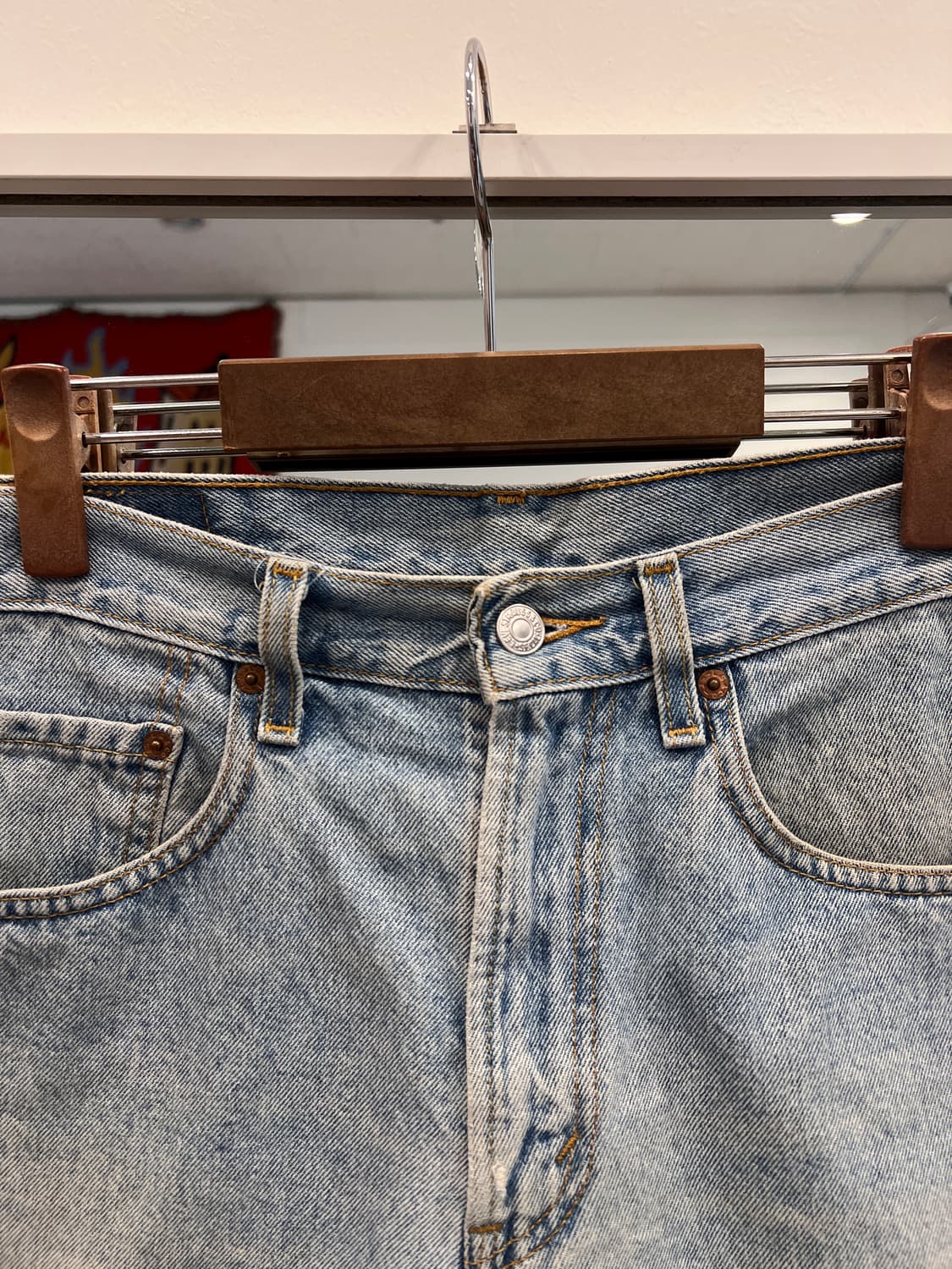 00s Levis 리바이스 505 빈티지 데님 쇼츠 팬츠 (31-32) 상품이미지3