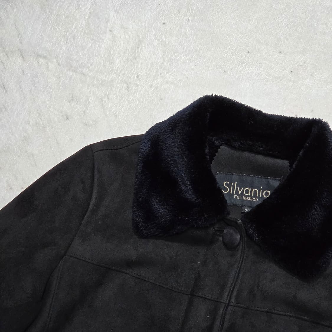 빈티지 콩버튼 무스탕 퍼 코트 자켓 상품이미지2