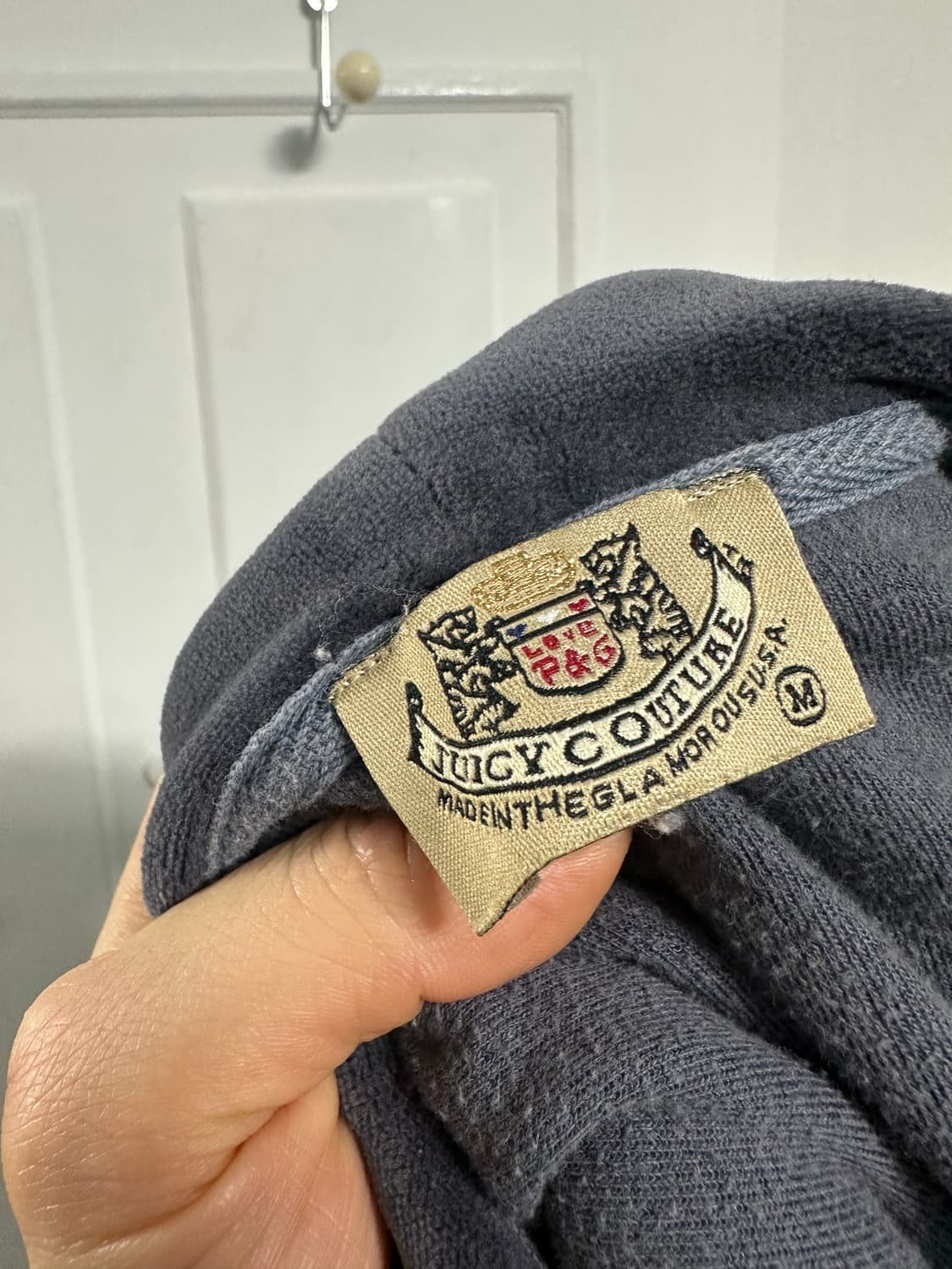 쥬시꾸뛰르 벨벳 후드집업 상품이미지3