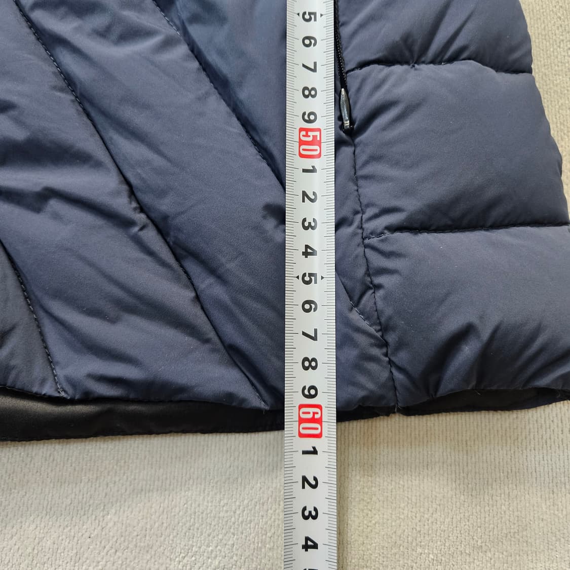 실측확인 콜마르 여성 사선 경량 패딩 0324Y 상품이미지6