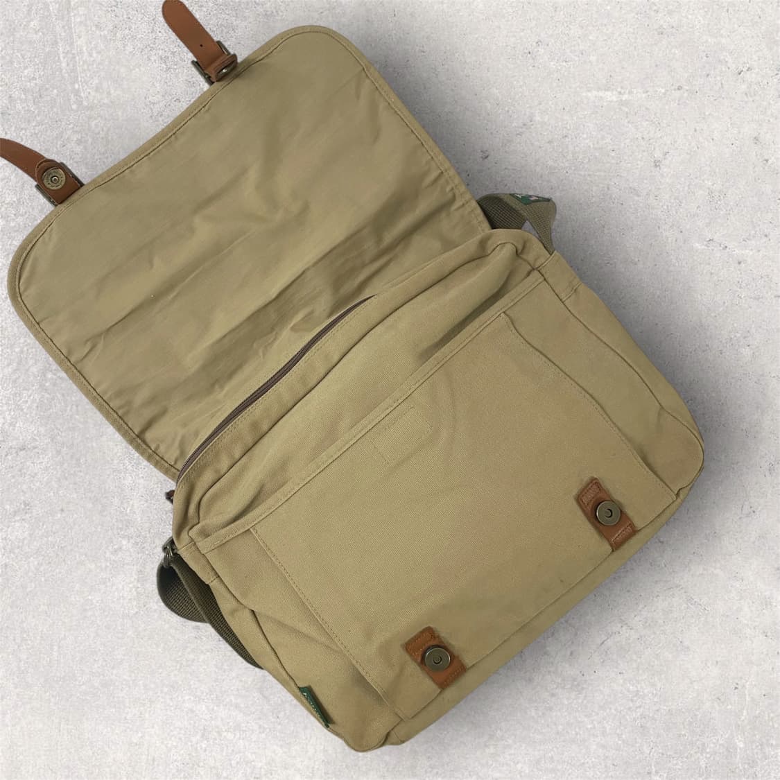 Kamp 빈티지 캔버스 메신저백 (B298) 상품이미지5