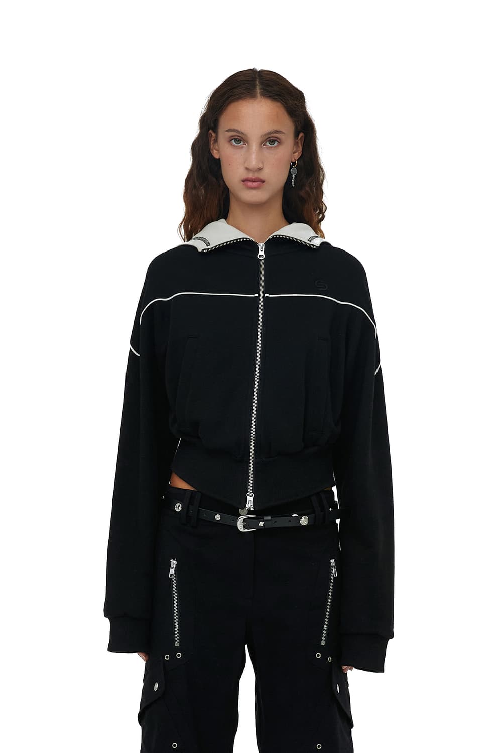 세릭(CERRIC) 테이퍼드 후드 집업 상품이미지1