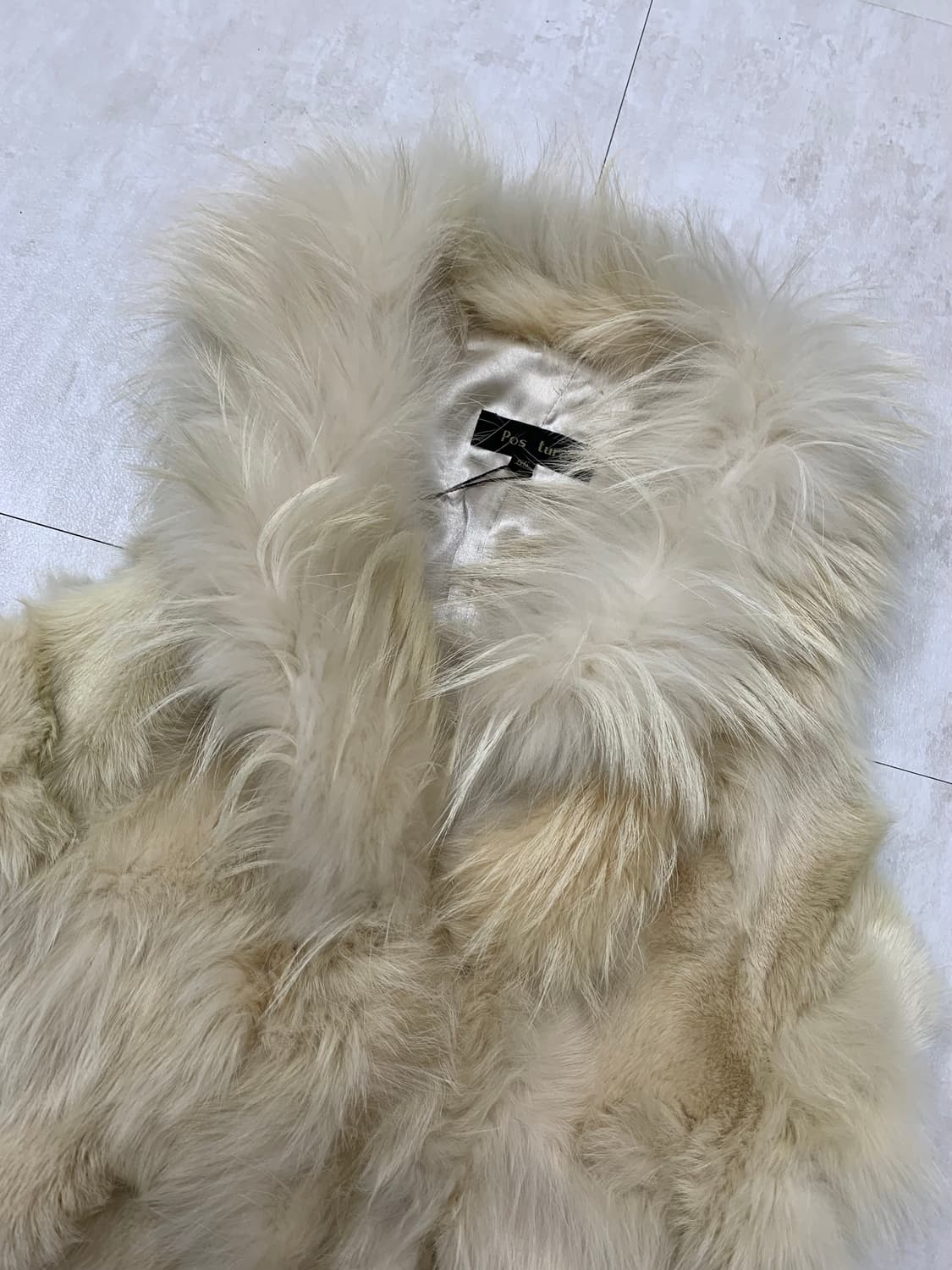 베이지 여우 퍼 베스트 #06 상품이미지2