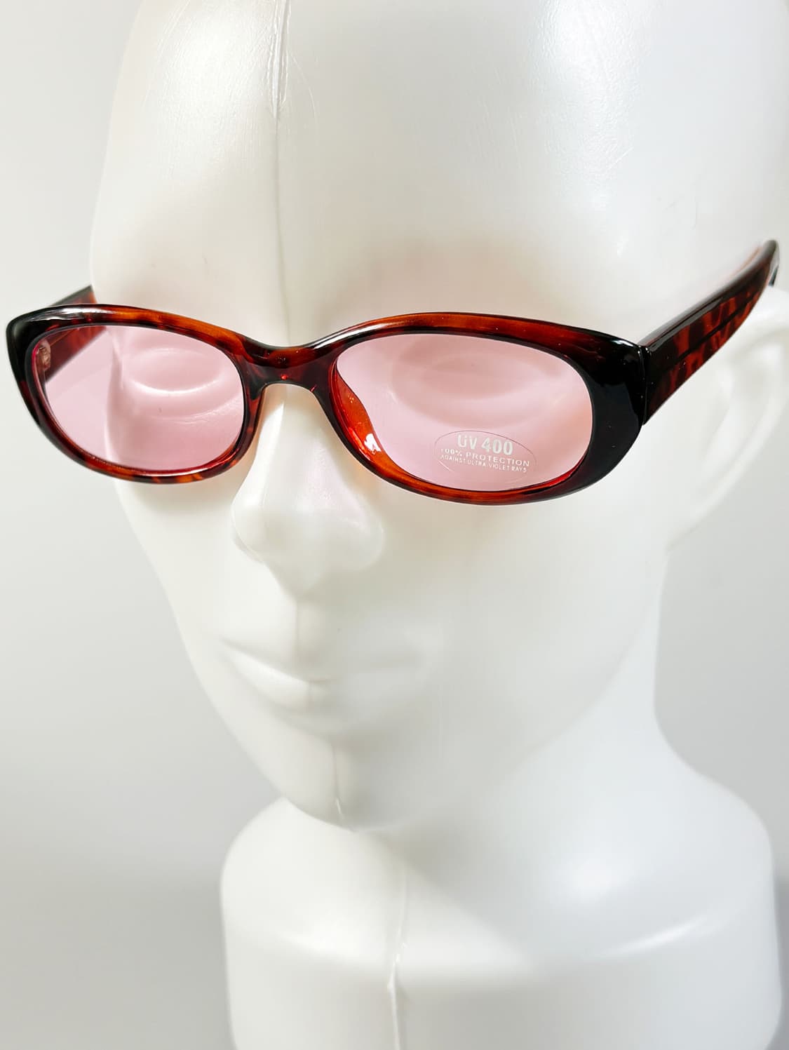 90s UVIR 토터스쉘 볼드 오벌 프레임 틴트 빈티지 선글라스 상품이미지8