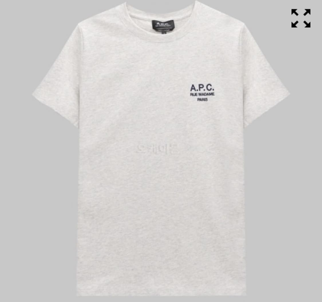 APC 아페쎄 루마담 데니스 티셔츠 반팔티 상품이미지2