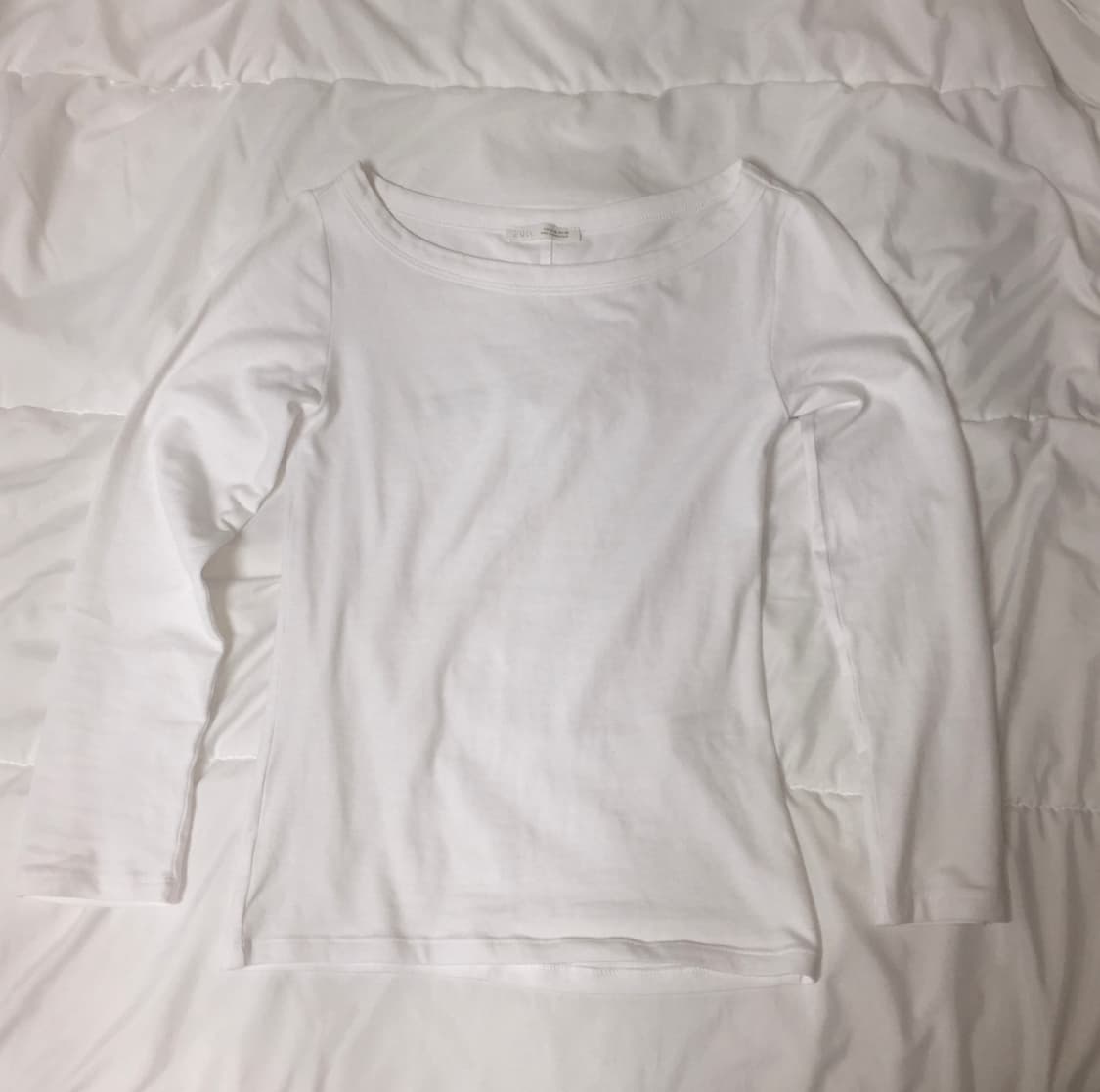 자라 7부 티셔츠 슬리브 긴팔 티셔츠 상품이미지1