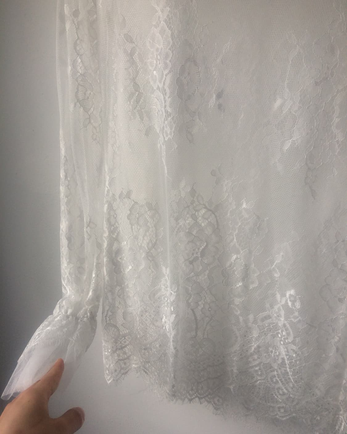 Lace see through blouse 상품이미지6