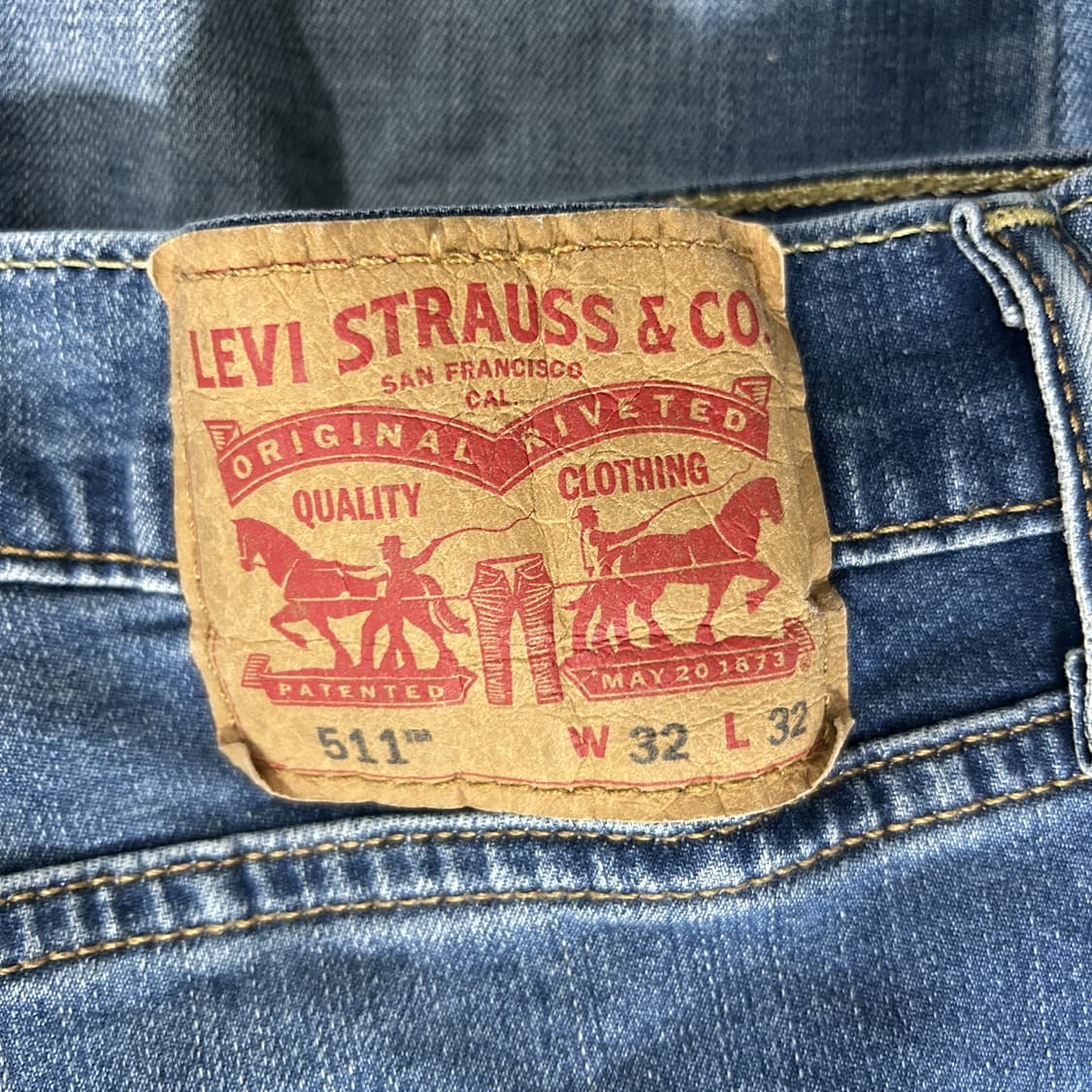 리바이스 데님팬츠 511 32 상품이미지3