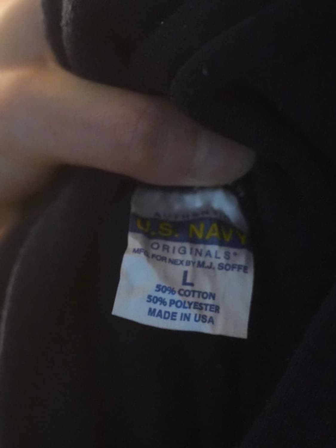 US NAVY HOODIE (L) 상품이미지3