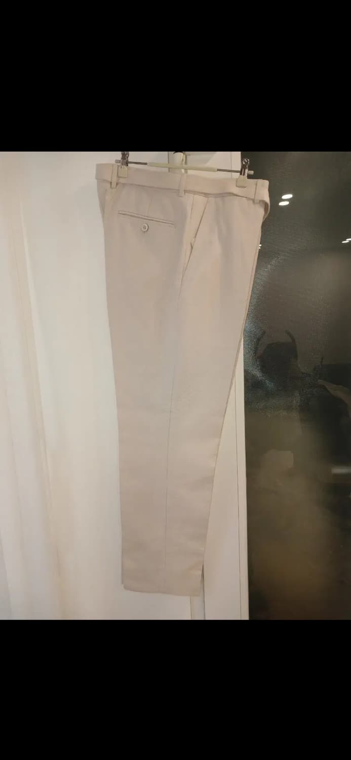 YSL rive gauche COTTON CANVAS WIDE PANTS 상품이미지1