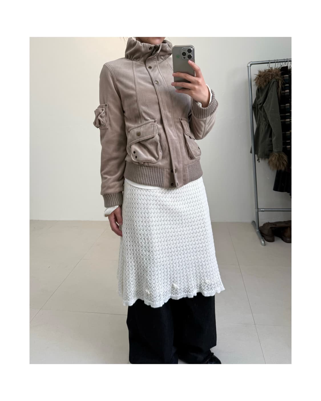 빈티지 벨벳 자켓  상품이미지3