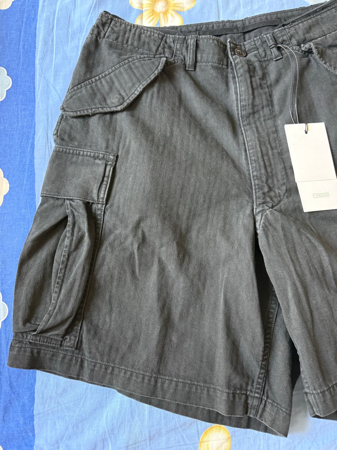 아프레쎄 26ss m51 shorts 쇼츠 반바지 블랙 a.presse 상품이미지3