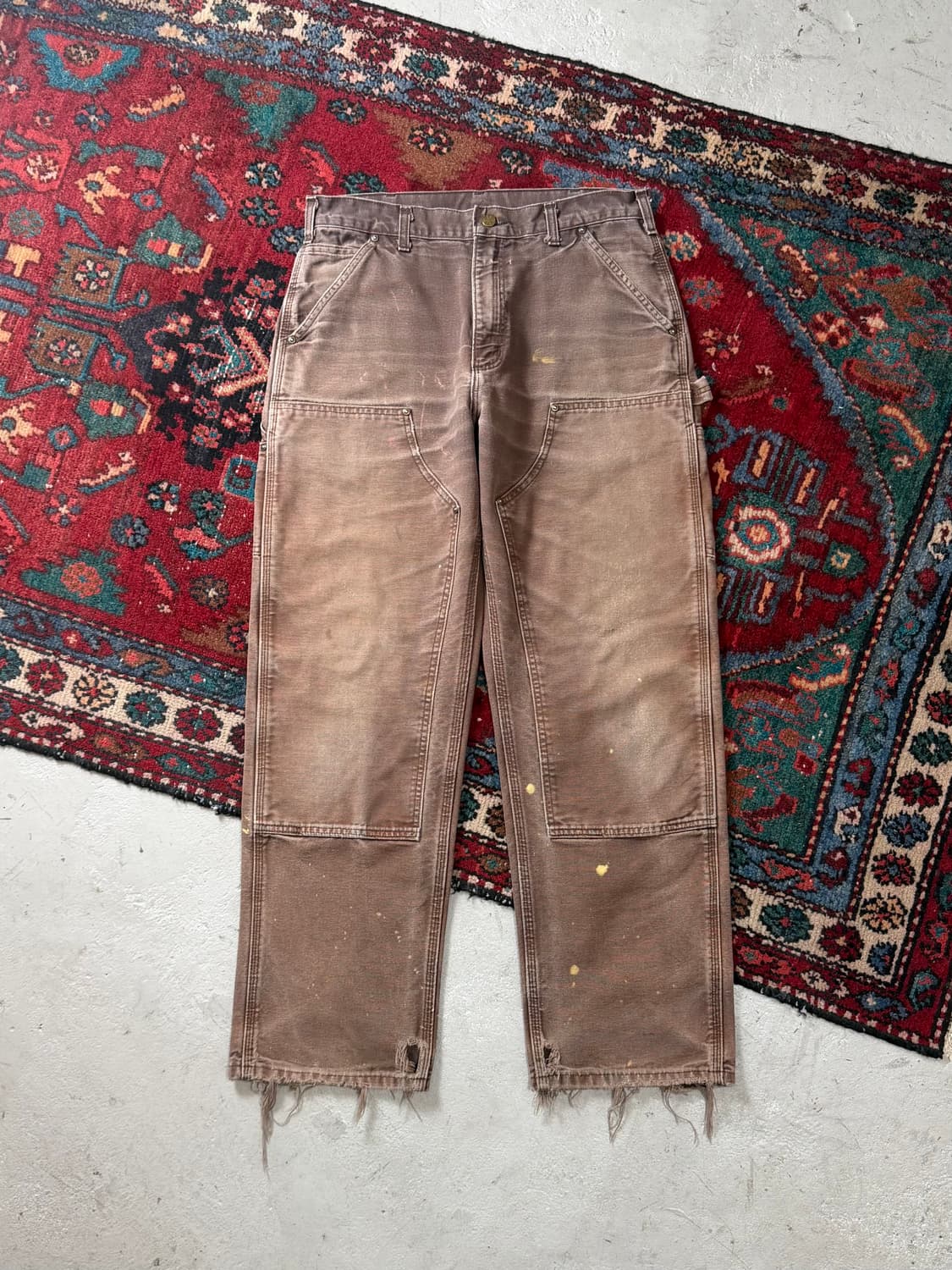 OG 칼하트 더블니 다크브라운 칼하트 B136 DKB 썩블니 상품이미지1