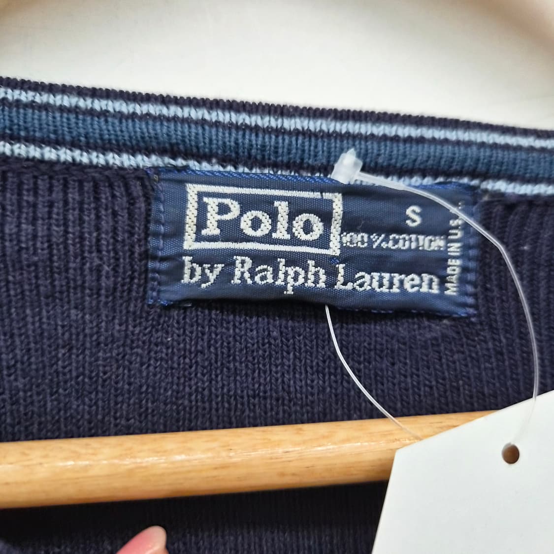 폴로 랄프로렌 네이비 니트 스웨터 남성 S 상품이미지5