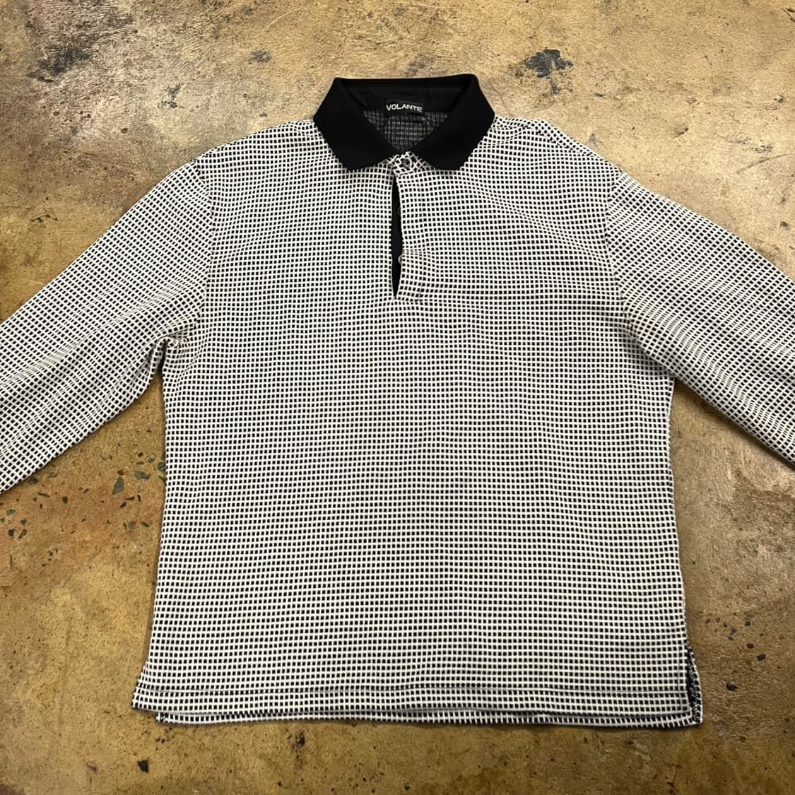 [정품/2] VOLARTE 볼란테 체크 패턴 긴팔 셔츠 b8 상품이미지3