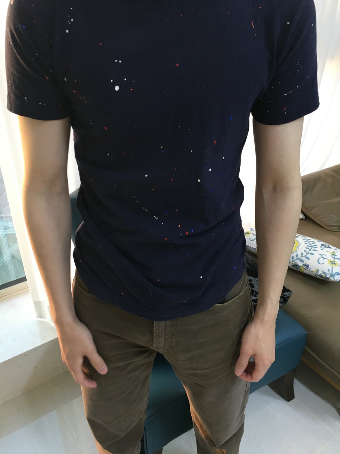 꼼데가르송 옴므 HAND PAINTING 티셔츠  상품이미지2