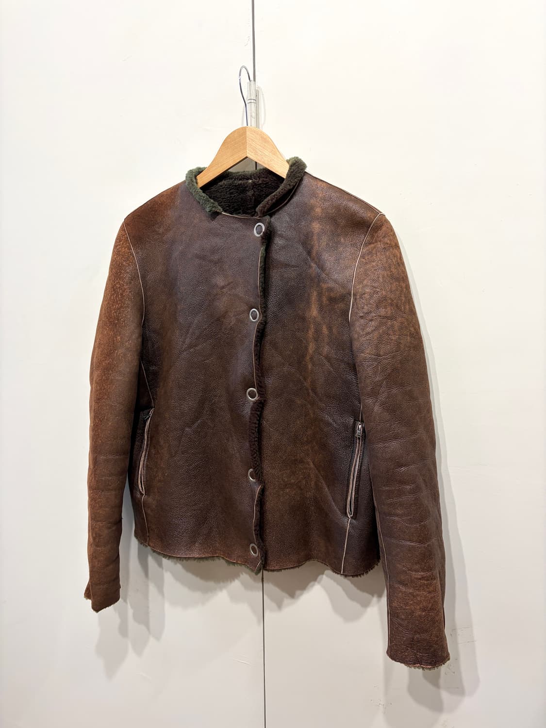 질샌더 램스킨 무스탕 자켓 상품이미지3