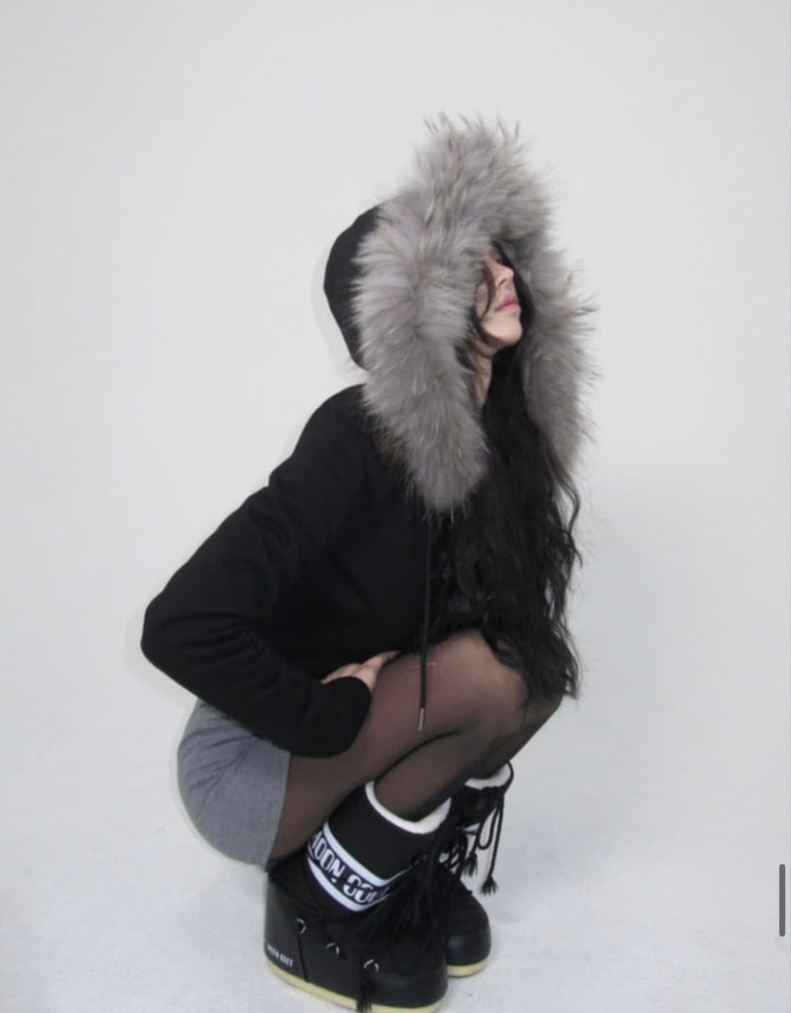 Pale jade hooded zip-up 상품이미지2