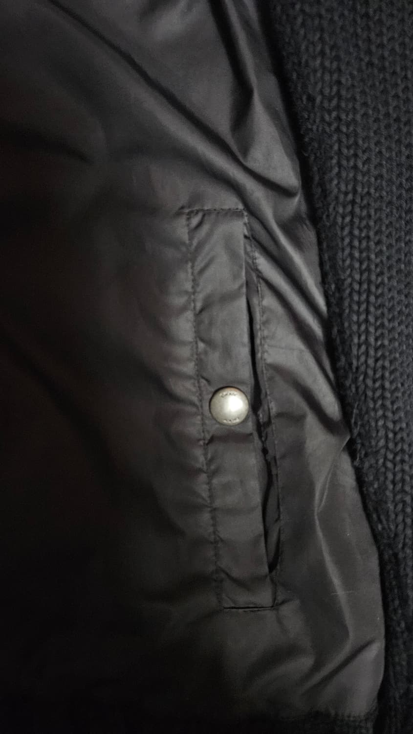 DKNY 니트 바람막이  후드내장 집업 M 상품이미지3