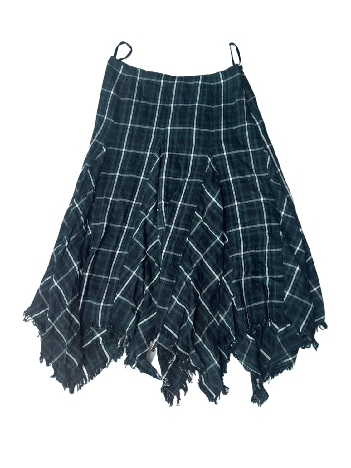 언발란스 그런지 체크 스커트 상품이미지1