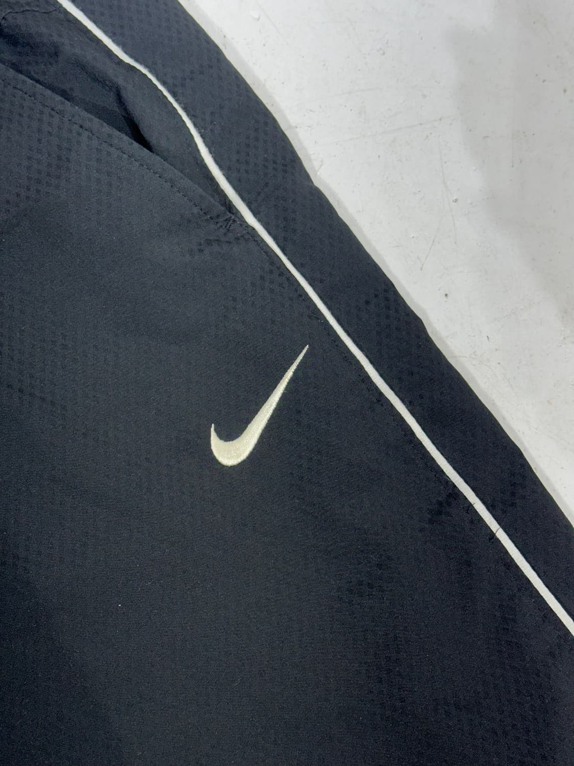 나이키 블랙 와이드 빅 사이즈 화이트 사이드 라인 트랙 팬츠 XXL 상품이미지6