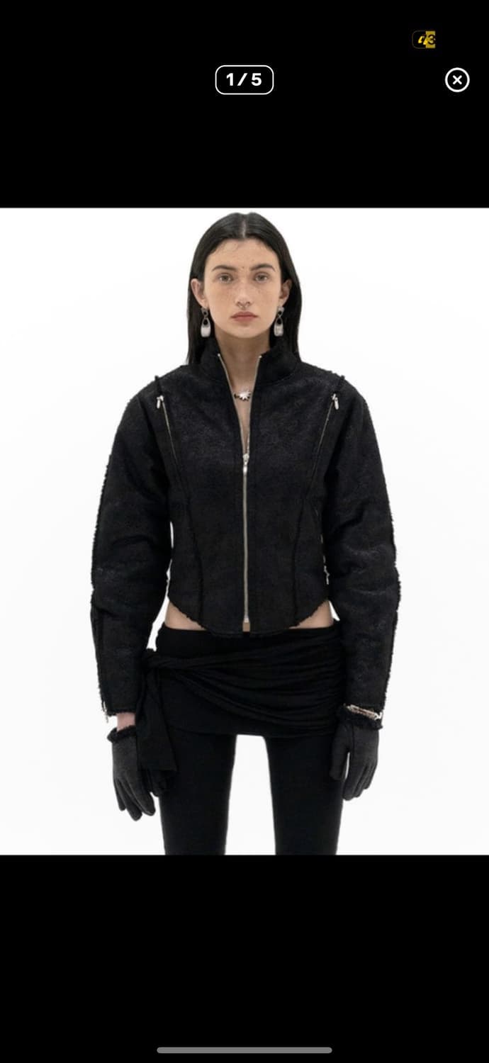 구해요)) 604service 무스탕 자켓 상품이미지1