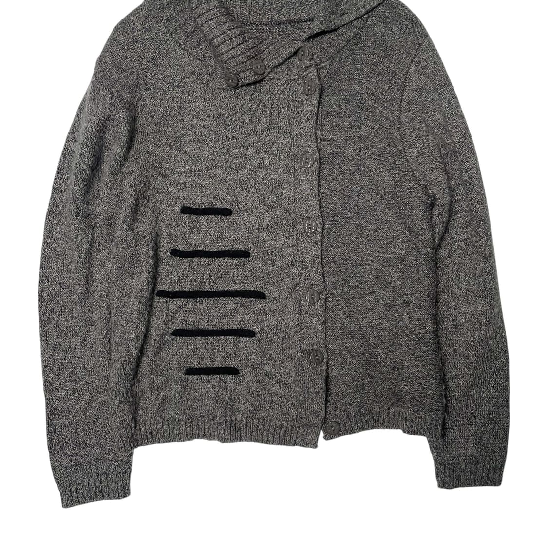 울 블렌드 보카시 스트라이프 니트 가디건 상품이미지3