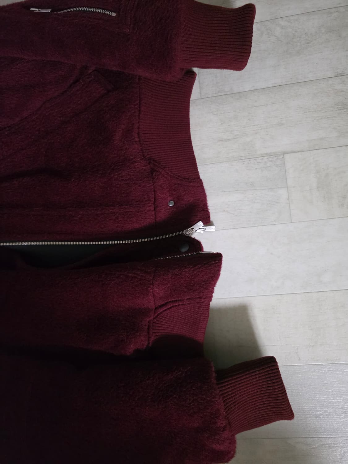 알렌느 알파카 바이커 자켓 1사이즈 상품이미지4