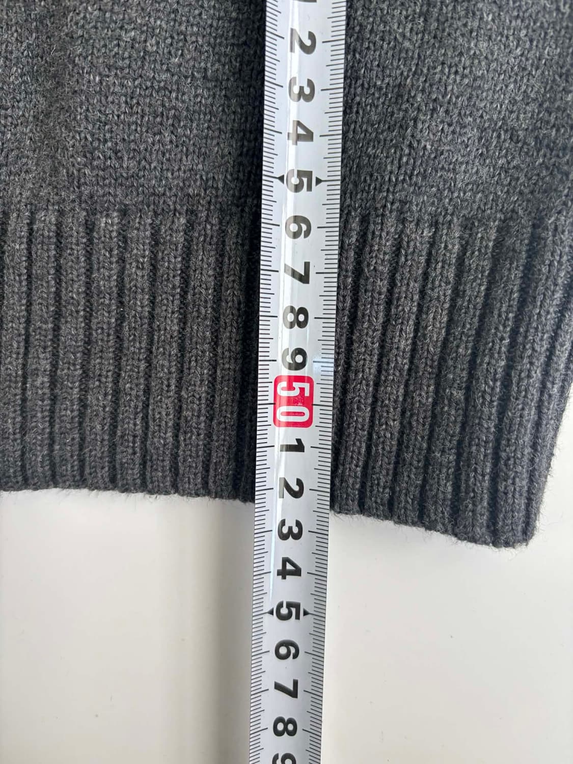 폴로 랄프로렌 그레이 코튼 니트 집업 희귀져지(M) 상품이미지6