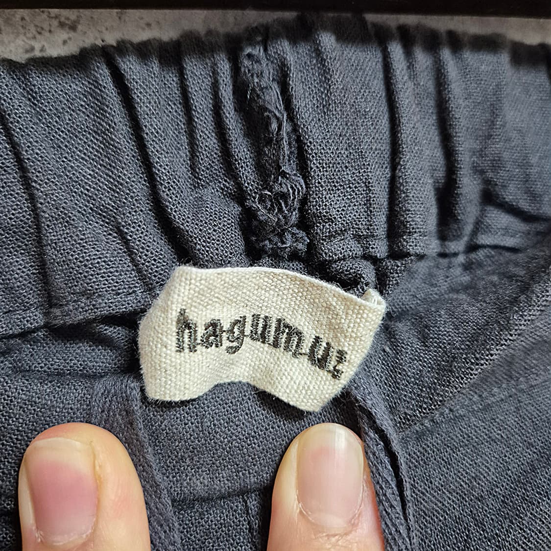 hagumu:  밴딩 팬츠 린넨 혼방 (31 ~35) 상품이미지6