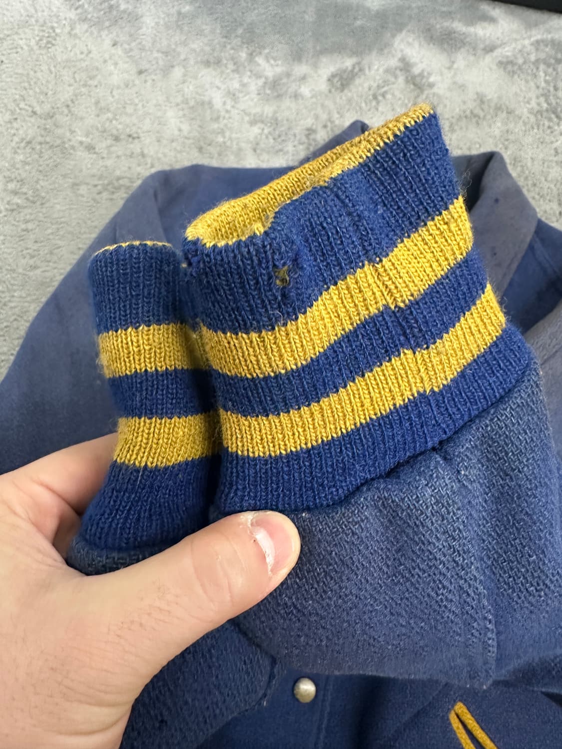 60s Spurs 리버서블 울 바시티 자켓 M 상품이미지7