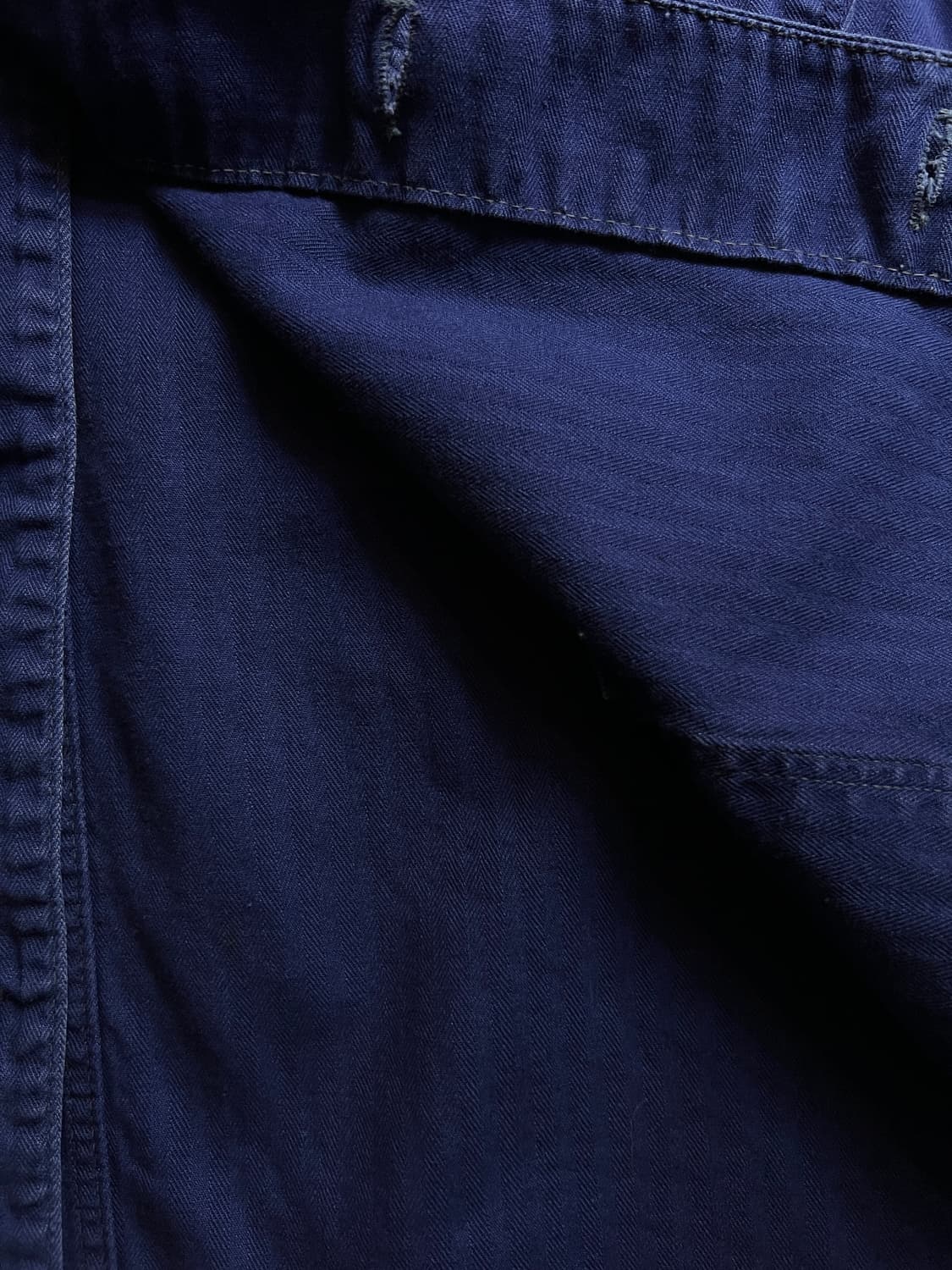 [XL]빈티지 페인팅 3포켓 HBT 프렌치 워크 자켓 상품이미지6