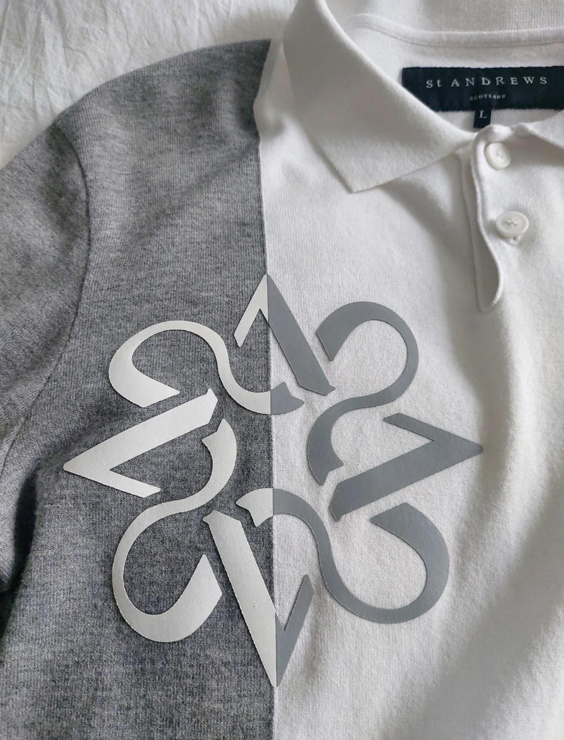 St. Andrews 카라넥 골프 니트 L 상품이미지2