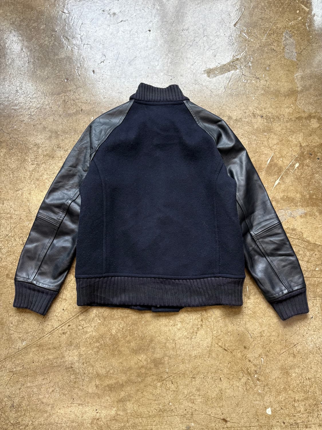 빈티지 소가죽 바시티 재킷 상품이미지5