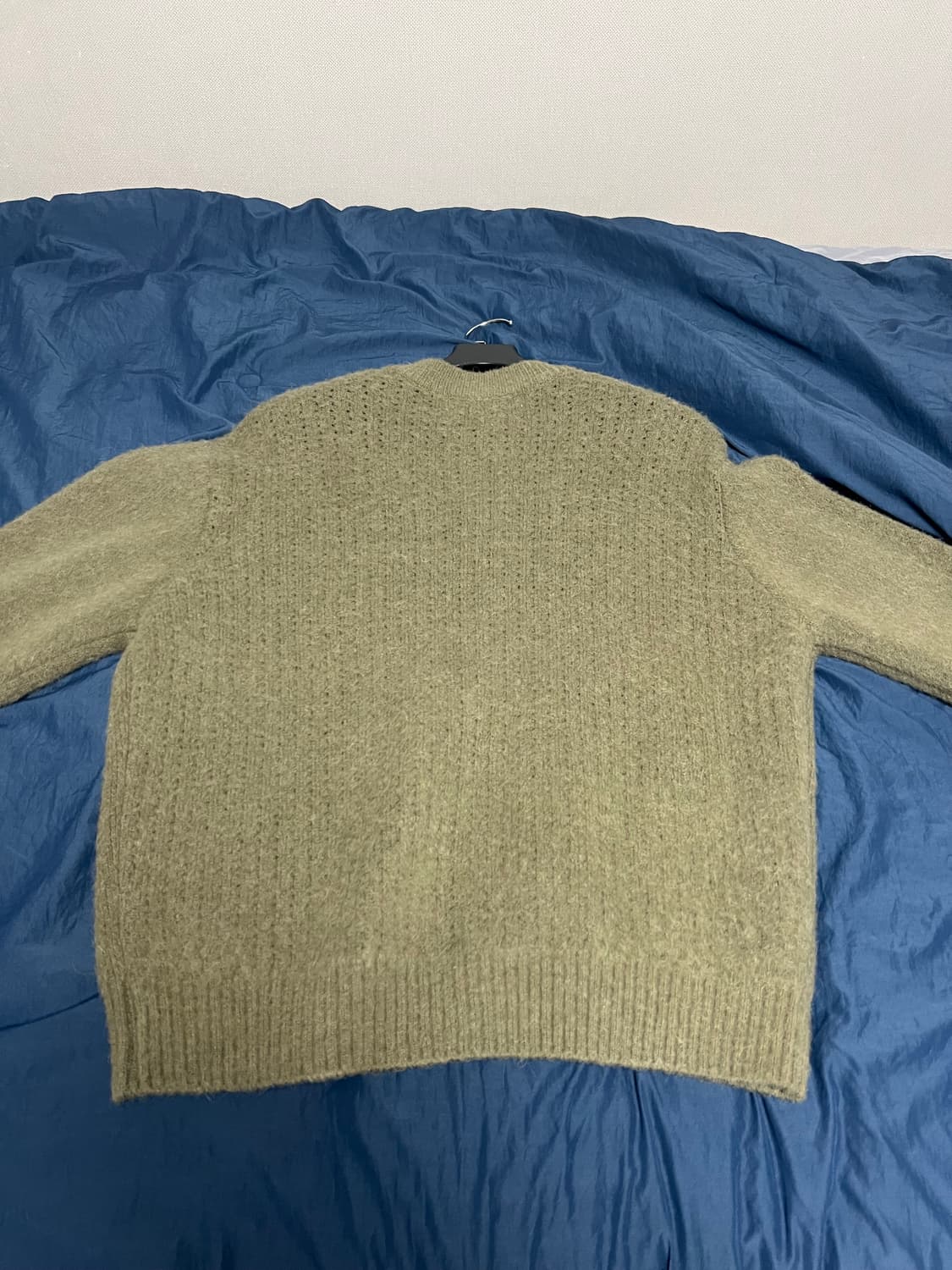 토니웩 알파카 모헤어 가디건 24fw 헷지 그린 m사이즈 상품이미지4