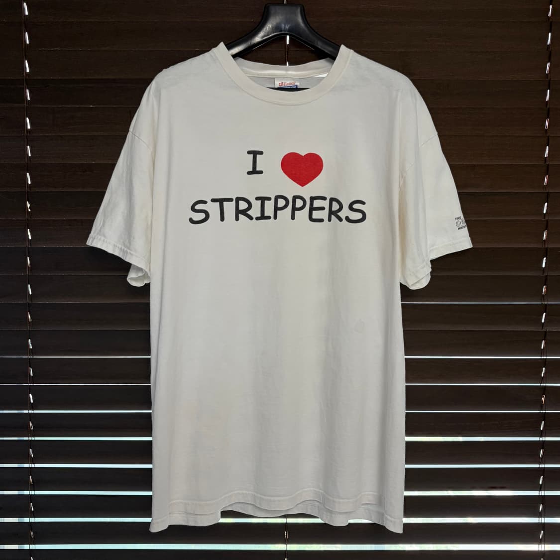 [XL] 90s I❤️STRIPPERS 빈티지 유머 티 상품이미지1