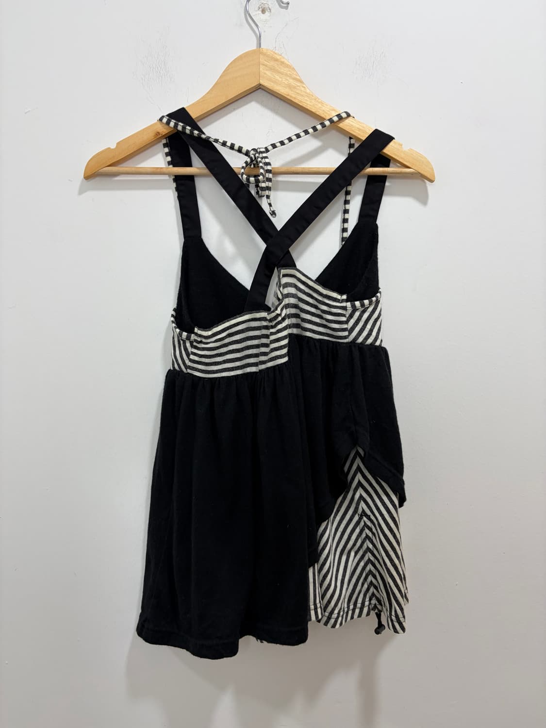 스트라이프 레이어드 갸루 나시 티셔츠 상품이미지7