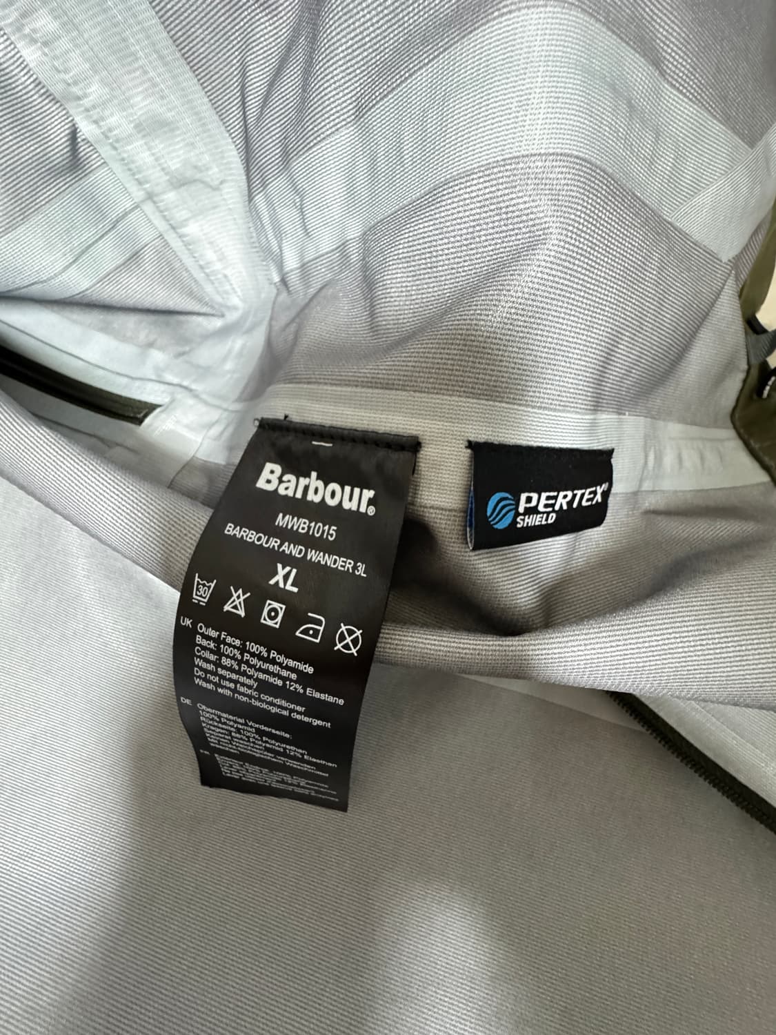 바버 앤드원더 3L 비데일 자켓(XL, 올리브) 상품이미지6