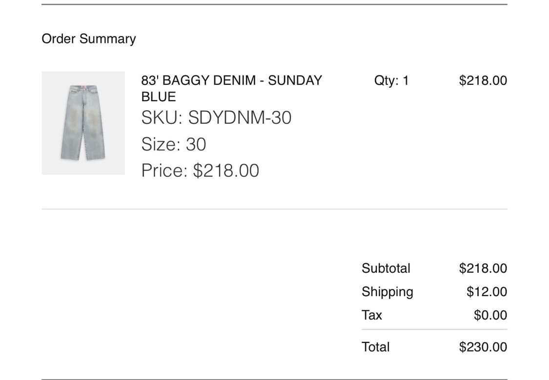 shapesUSA 선데이 블루 베기 데님 32 상품이미지9