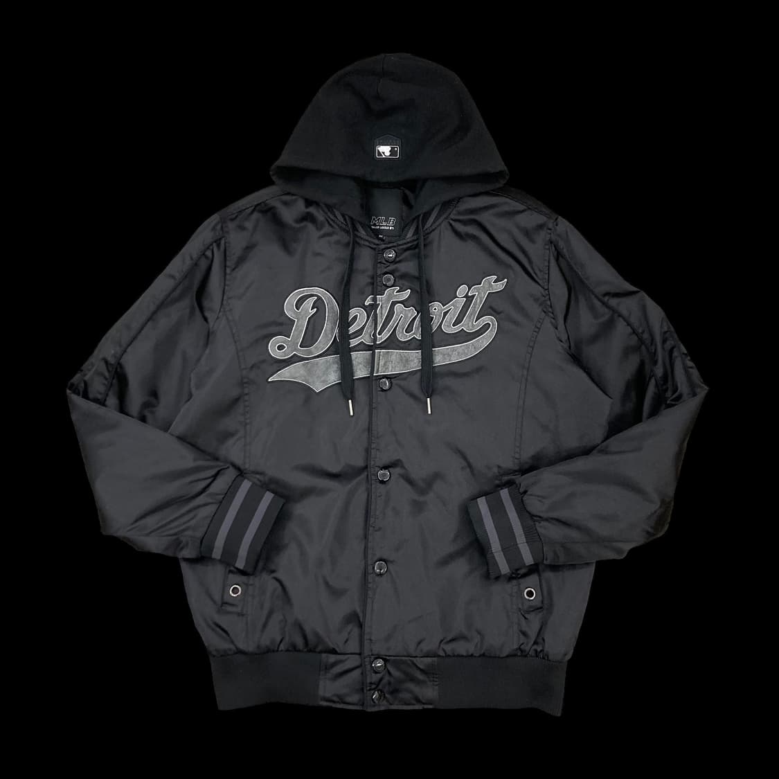 MLB 디트로이트 블랙 유광 점퍼 상품이미지1