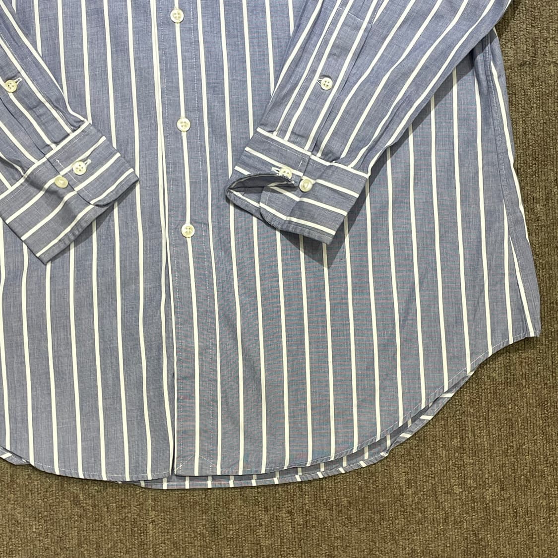 (M) POLO 폴로 랄프로렌 스트라이프 셔츠 리젠트 클래식핏 상품이미지5