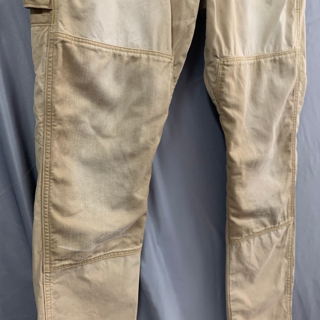 32인치 지스타로우 빈티지 워싱 더블니 카펜터 워크 팬츠 상품이미지5