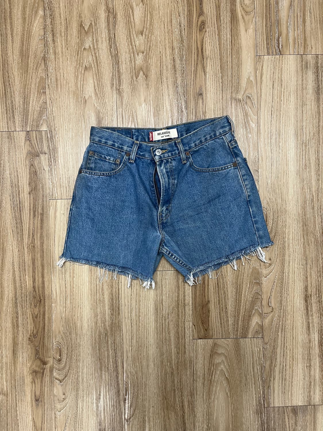 00s 리바이스 550 컷오프 데님 반바지 30 상품이미지4