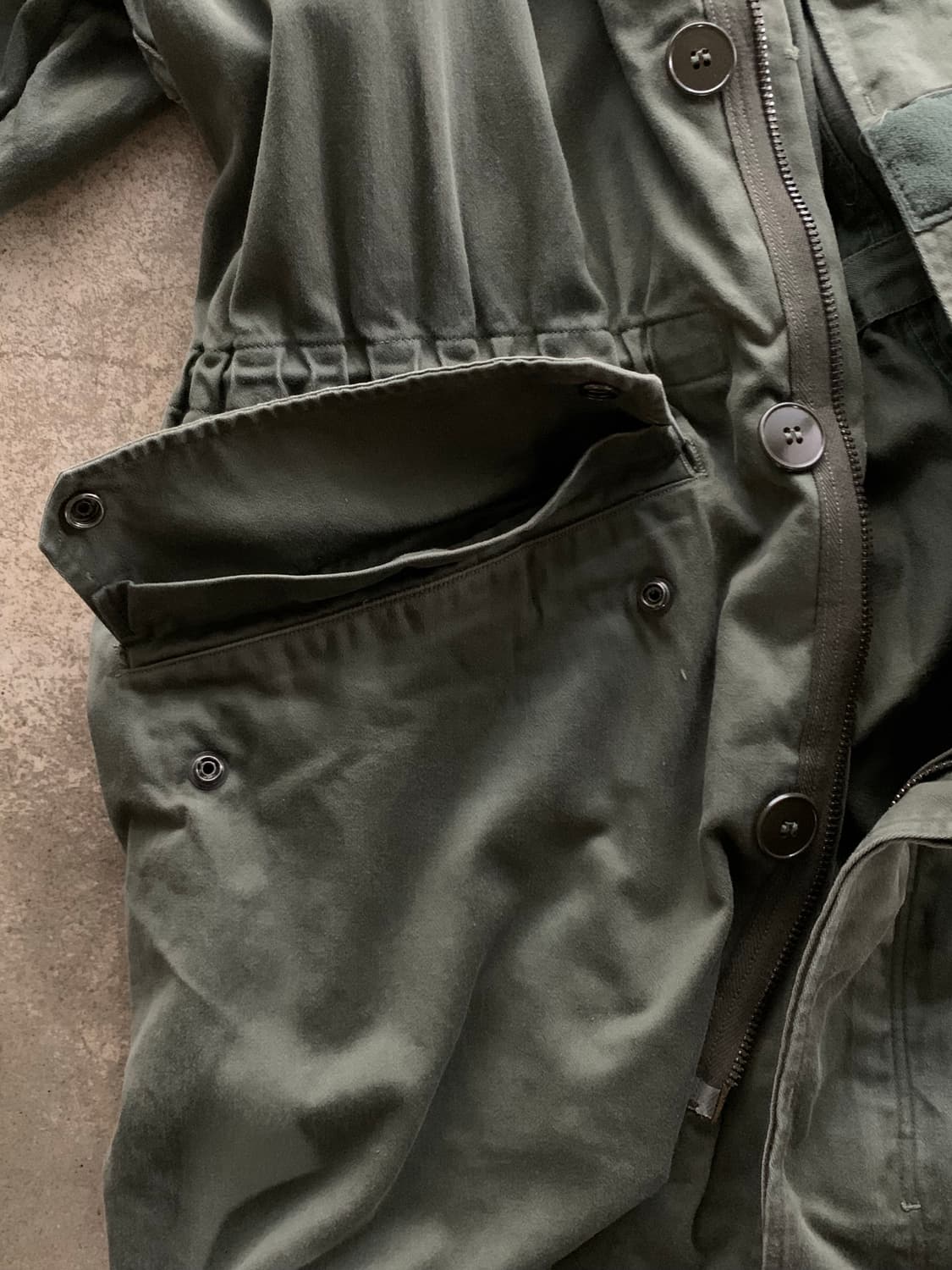 70s 프랑스군 M-64 필드 파카 상품이미지6