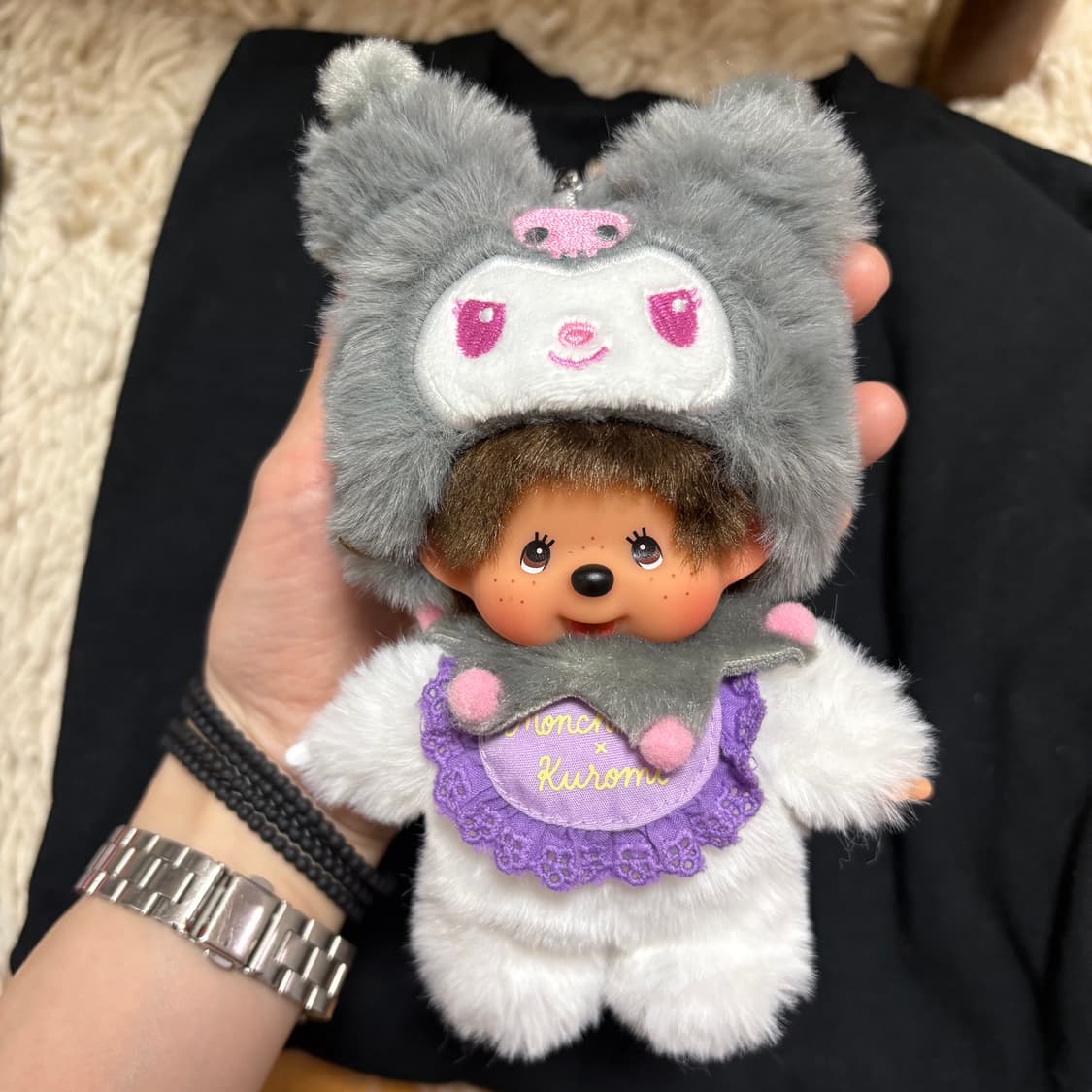 산리오 쿠로미 콜라보 몬치치 키링 상품이미지2