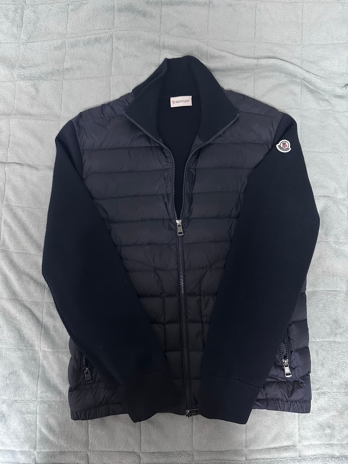 몽클레어 니트패딩 s사이즈 네이비 상품이미지2