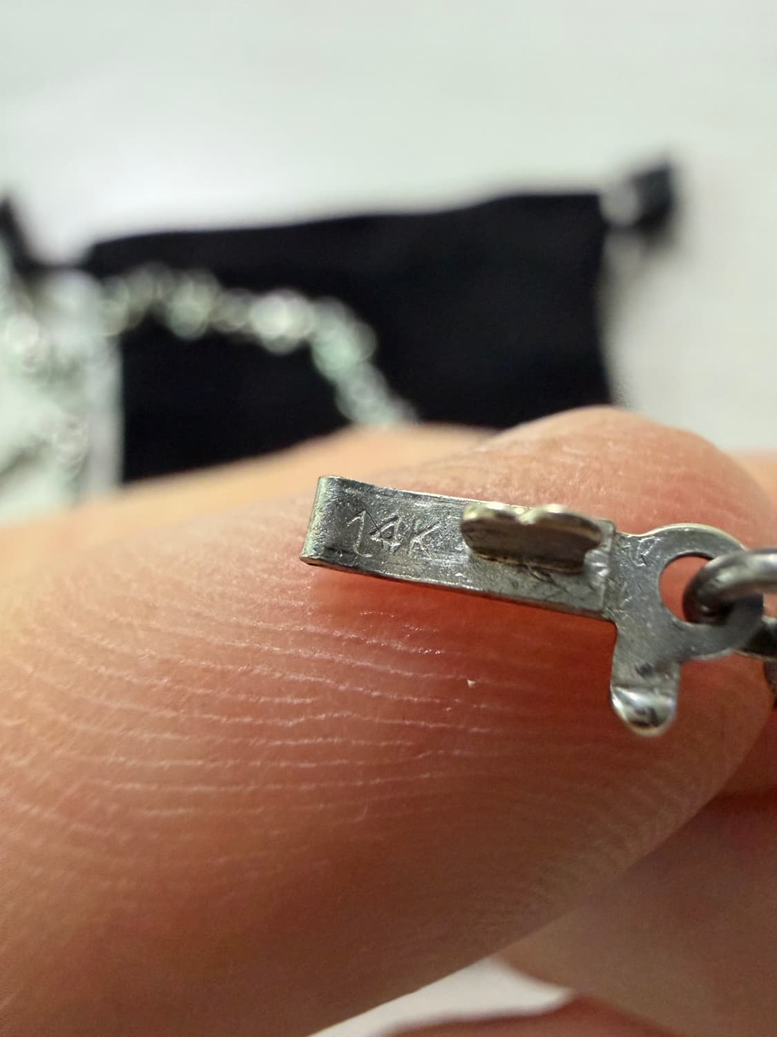 크롬하츠 타이니 팻 크로스 w 타이니 e ch 플러스 목걸이 20인치 상품이미지8